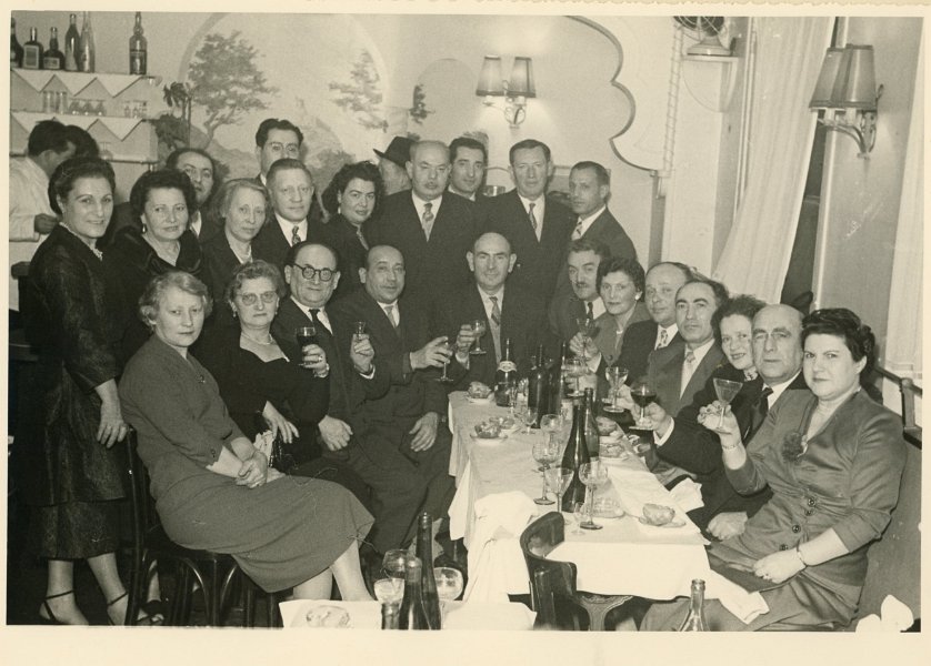 1955 Société Réunion Szydlowiec avant départ Silberman 064