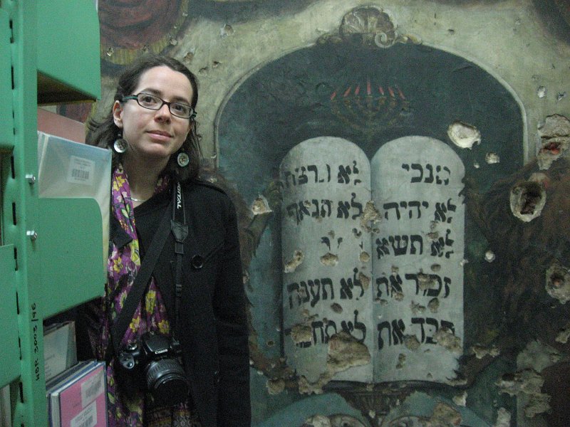 5- 2 Piatrkow traces de 1a synagogue dans la bibliothèque